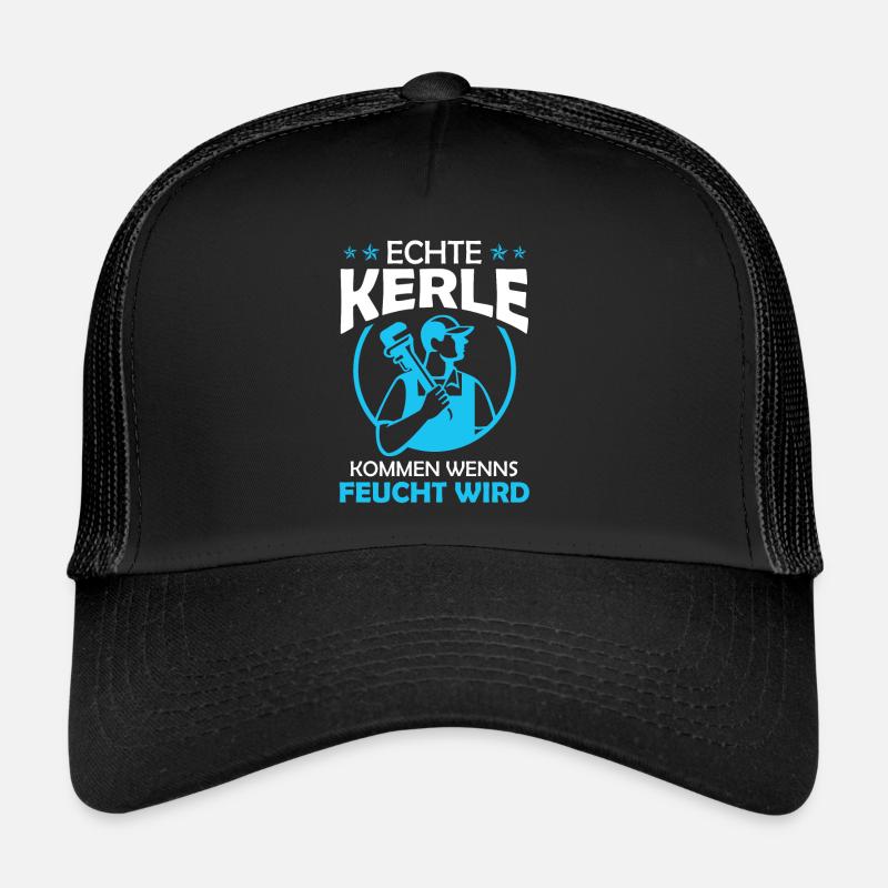 Echte Kerle kommen wenns feucht wird Trucker Cap
