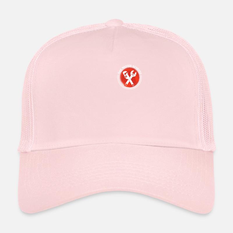 Plombier disant gaz eau merde Casquette trucker 