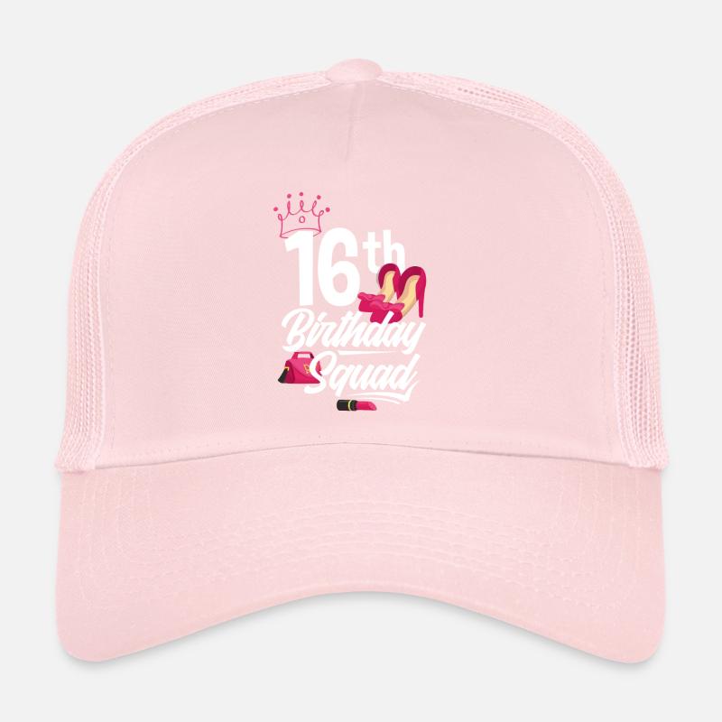 Fille du 16e anniversaire Casquette trucker 