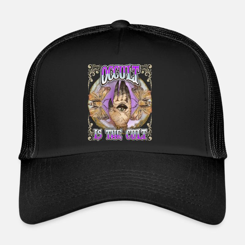 Occult, Eye All-Seeing Eye Magic Vintage Style Trucker Cap