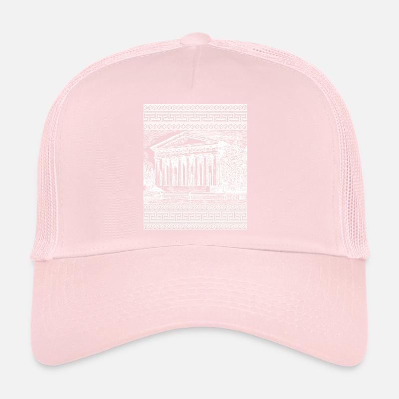 Ancient Greece Temple Greek Meander Trucker Cap