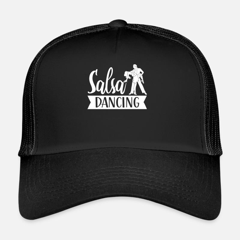 Salsa Tanzen Hobby Tanz Tänzer - Trucker Cap - Schwarz/Schwarz