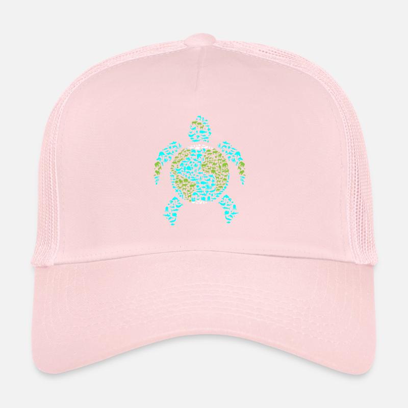Tortue du Jour de la Terre Casquette trucker 