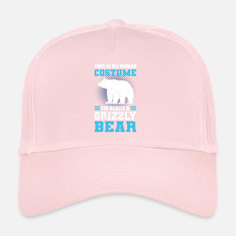 This Is My Human Costume I'm Really A Grizzly Trucker Cap