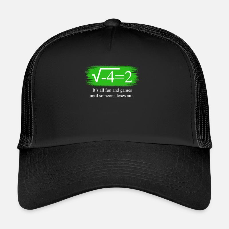 Funny Math Saying Complex Numbers Trucker Cap