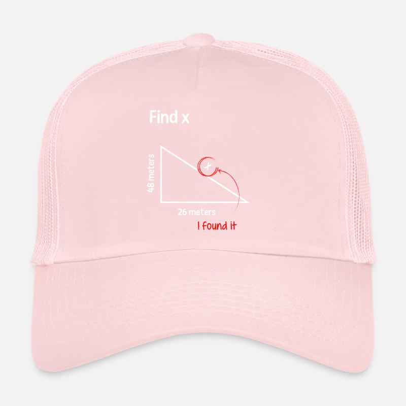 Find x Fine X Math Math Teacher Trucker Cap