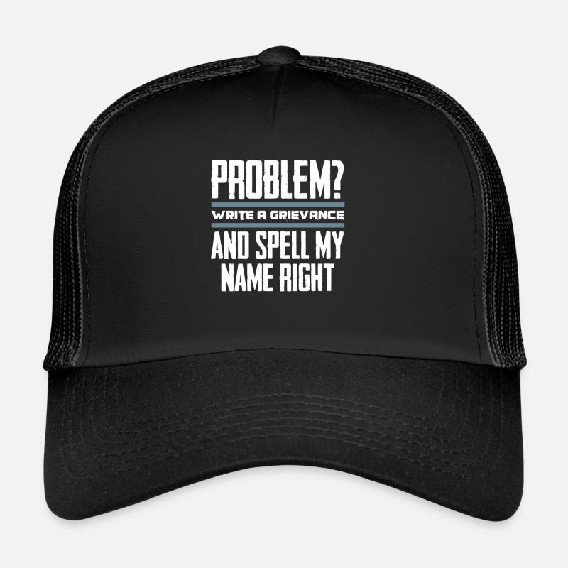 Gardien de prison Agent correctionnel Casquette trucker 