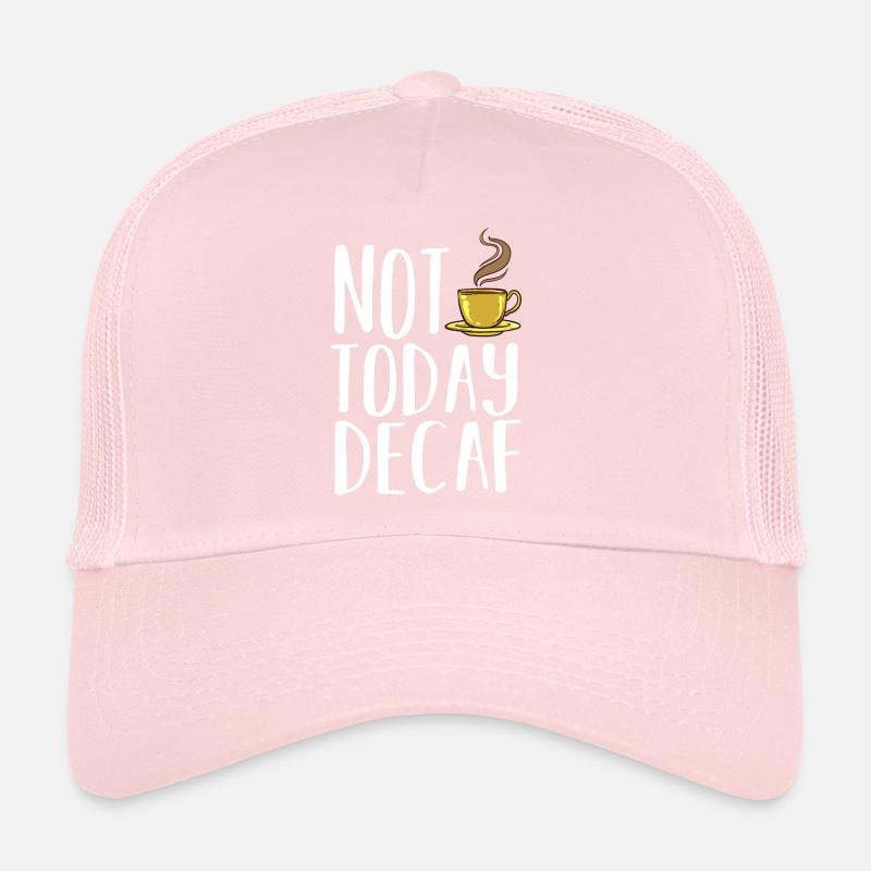 Decaffeinated Coffee Caffeine Caffeine Free Trucker Cap