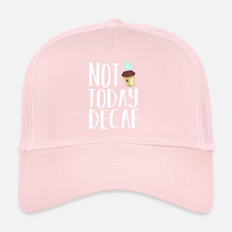 Decaffeinated Coffee Caffeine Caffeine Free Trucker Cap