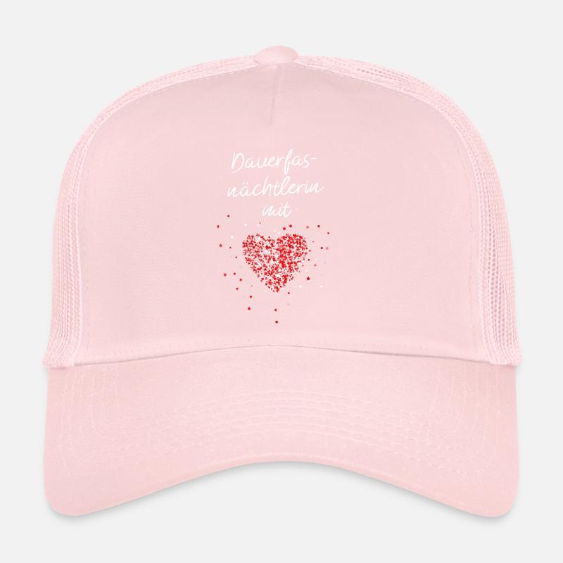 Köln Rot Weiss Närrin Fasching Karneval Konfetti Trucker Cap
