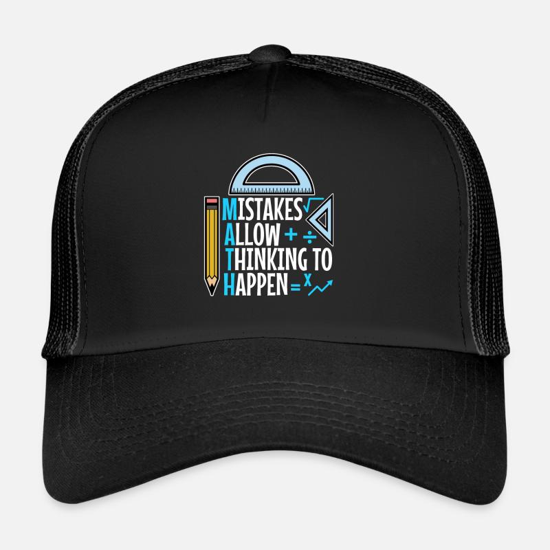 Mistakes Allow Thinking To Happen Trucker Cap