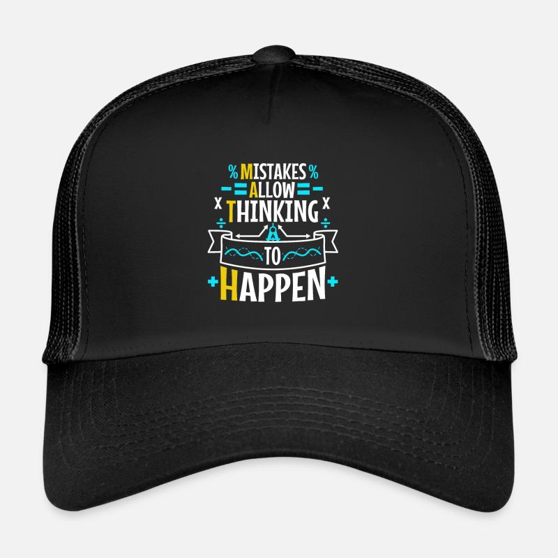 Chers maths grandissez et résolvez vos propres problèmes Casquette trucker 