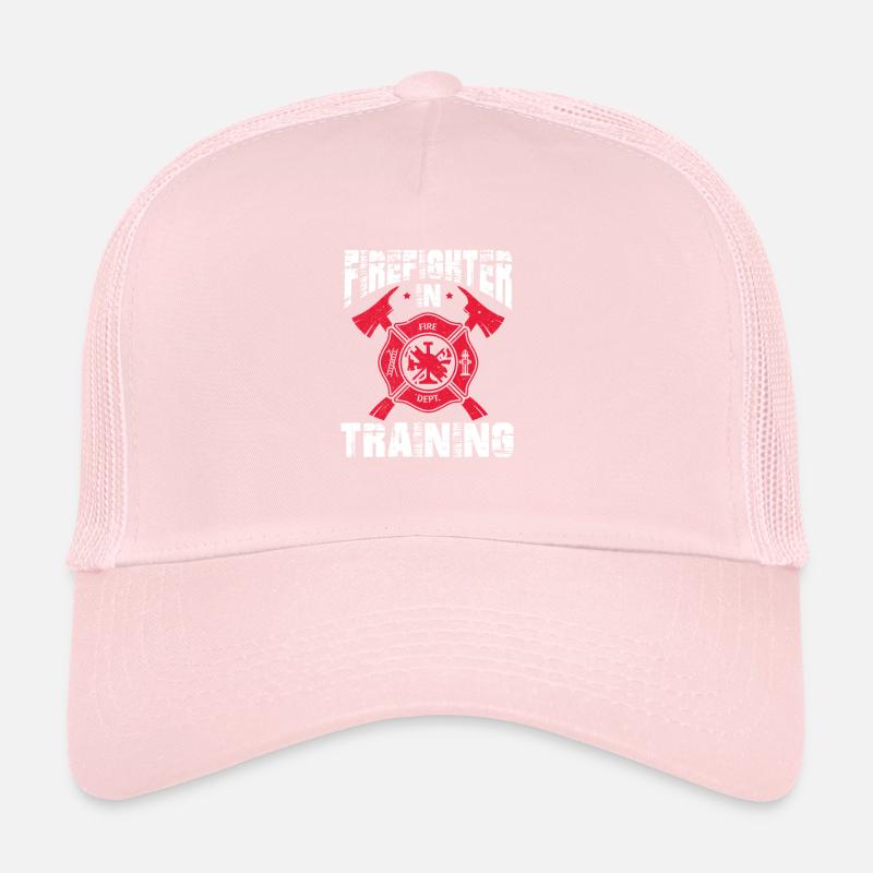 Pompier en formation – Pompier à haches de pompiers Casquette trucker 
