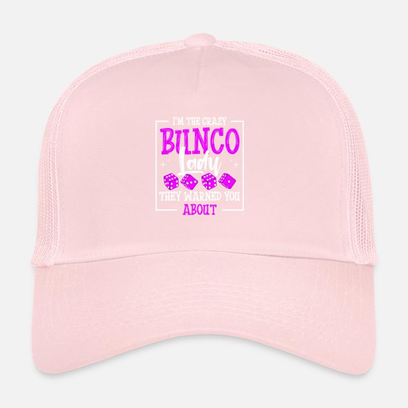 Cray Bunco Lady design for a Bunco Babe Trucker Cap