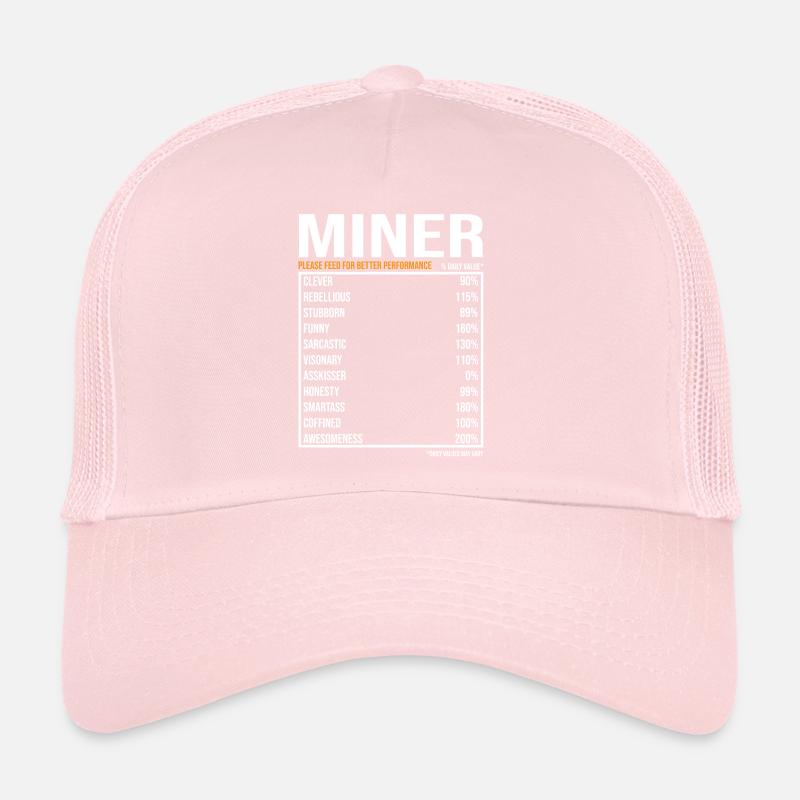 Bergarbeiter Bergmann Kumpel Bergbau Trucker Cap