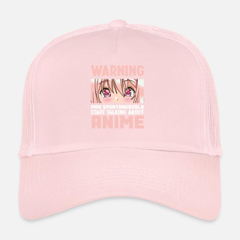Warning Anime Hobby Passion Gift Trucker Cap