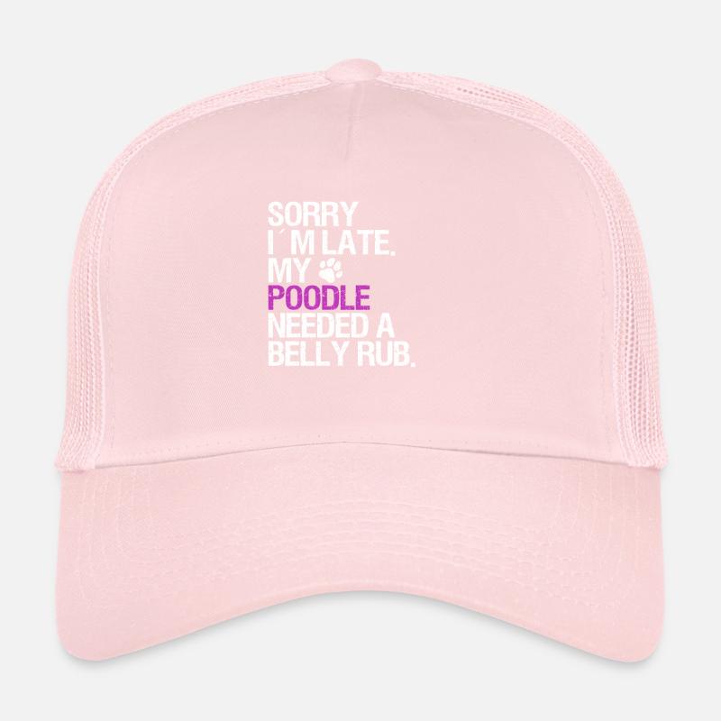 Cadeau de propriétaire de chien caniche Casquette trucker 