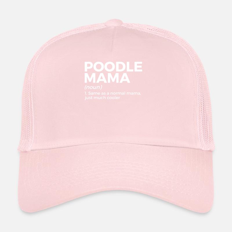 Poodle Dog Owner Gift Trucker Cap