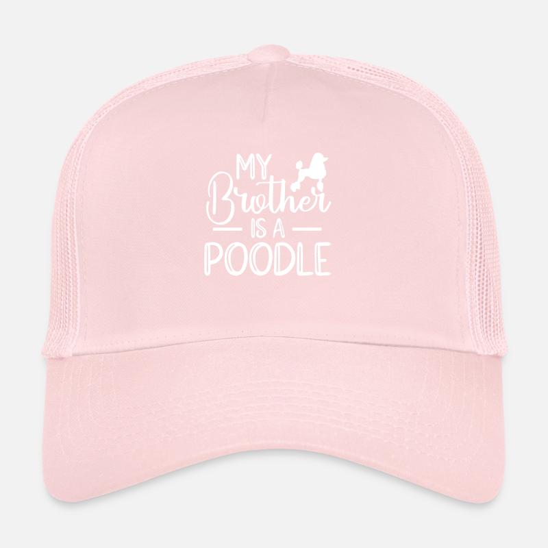 Cadeau de propriétaire de chien caniche Casquette trucker 