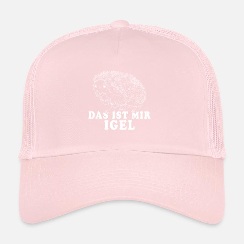 Witziger Igel Spruch Das ist mir Igel Braunbrust Trucker Cap