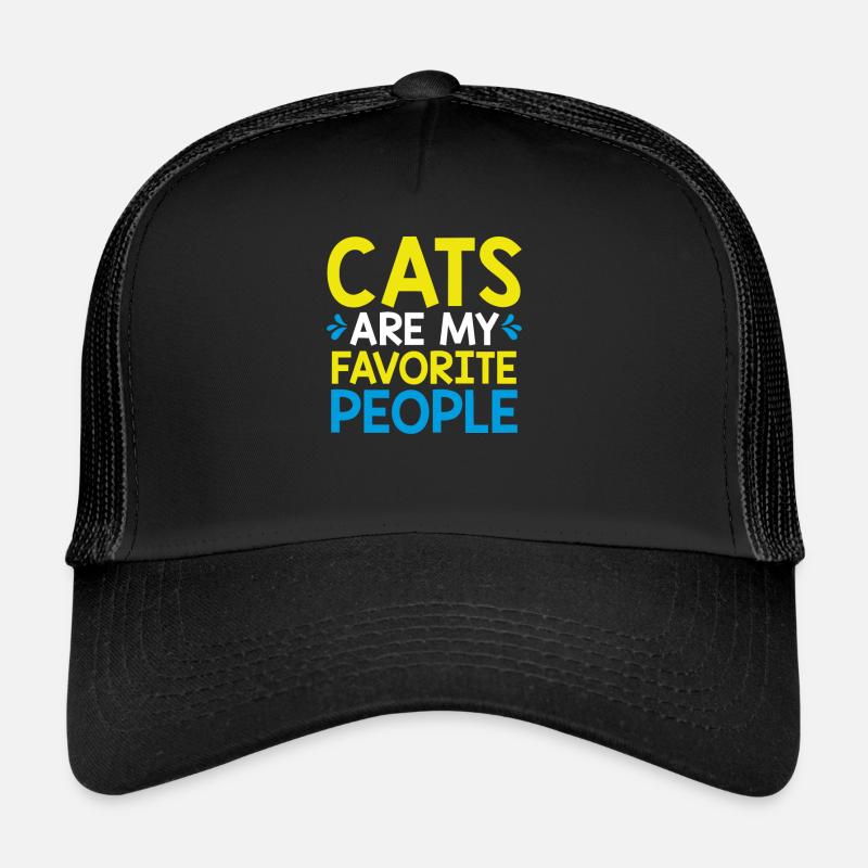 Katzen Sind Meine Lieblingsmenschen Trucker Cap
