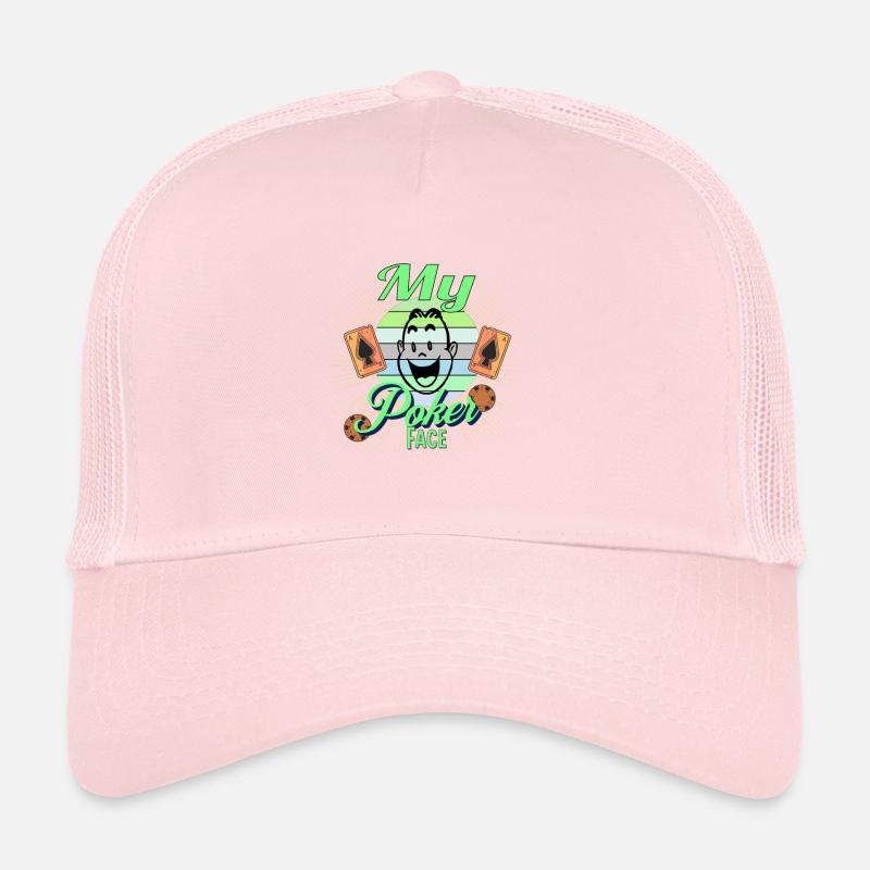 Poker Face Trucker Cap