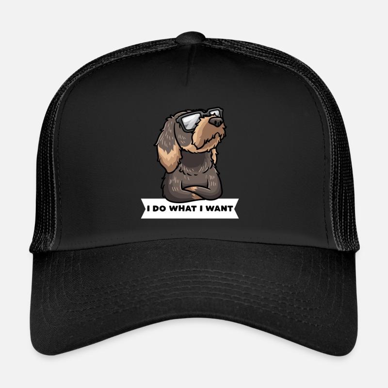 Stubborn rough-haired dachshund Trucker Cap