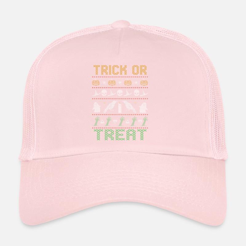 Stitch Pattern Horror Creatures Trick Halloween Casquette trucker 