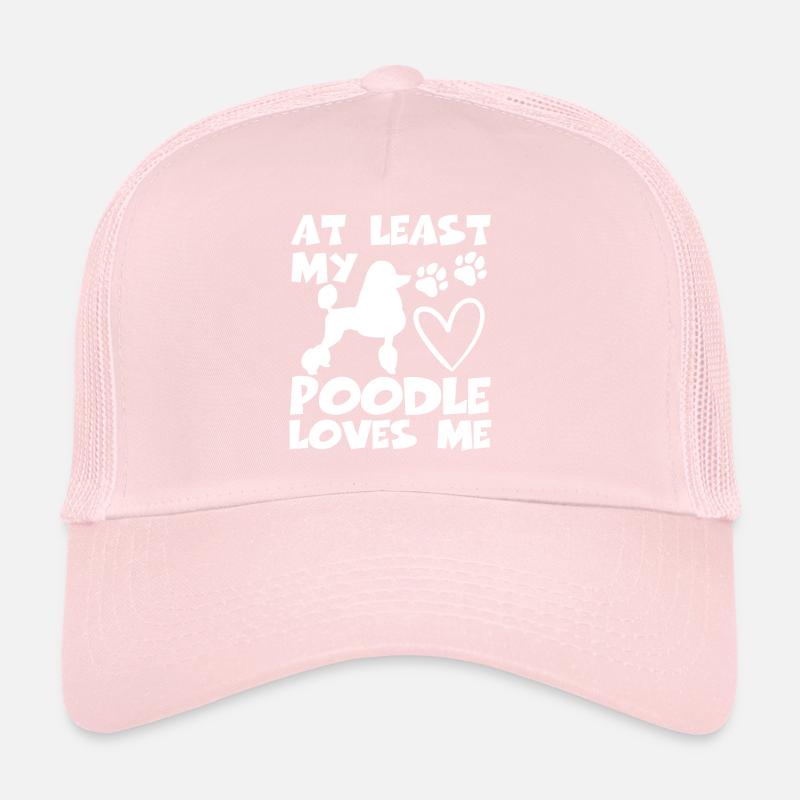 Cadeau de propriétaire de chien caniche Casquette trucker 