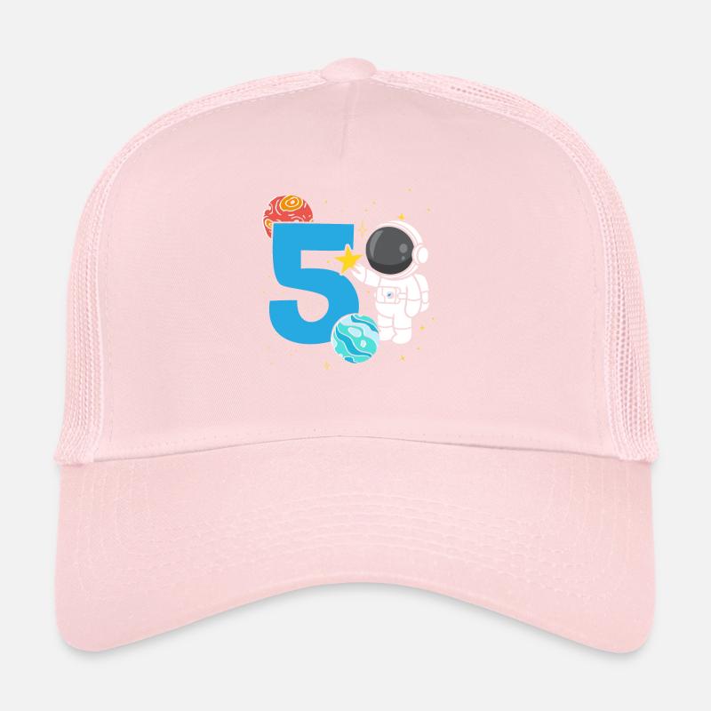 Célébration du 5e anniversaire Outerspace Happy Bday Casquette trucker 
