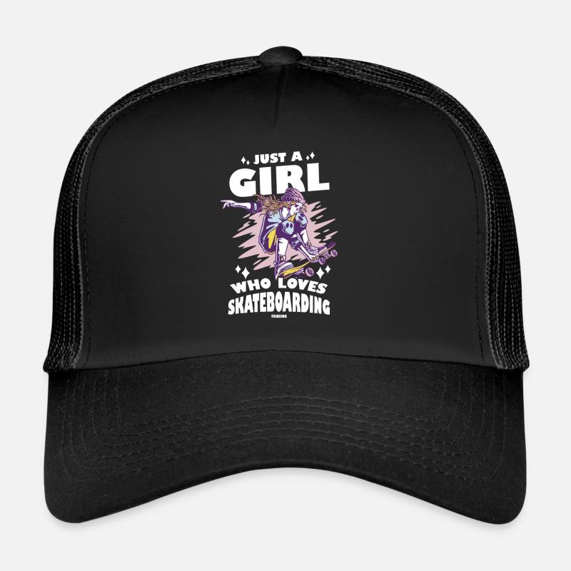 skate halfpipe cool fille Casquette trucker 