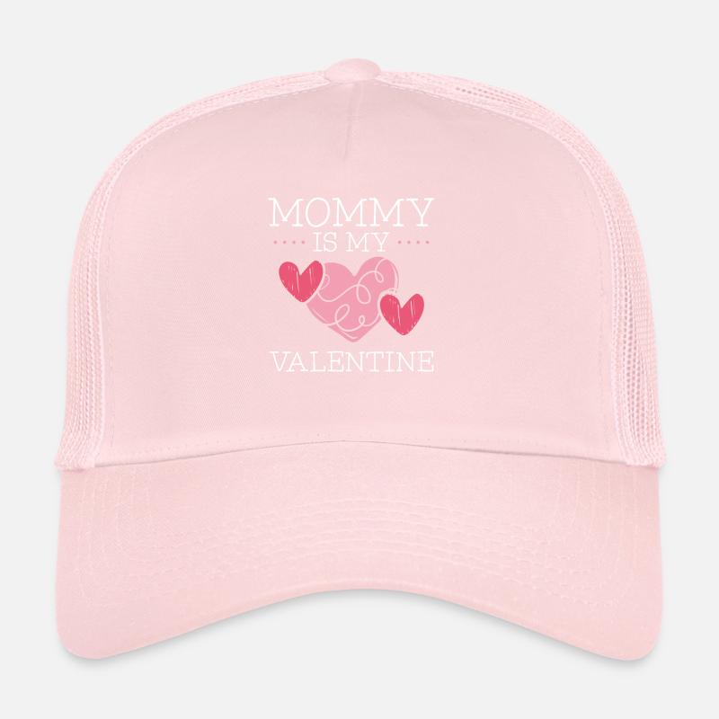 Maman est ma Saint-Valentin Casquette trucker 