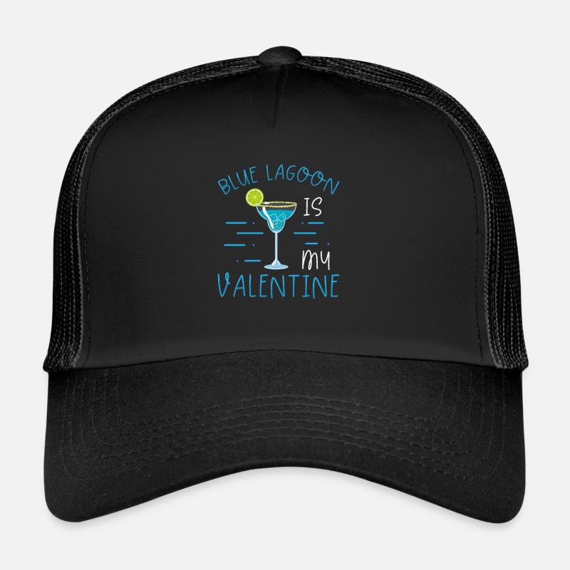 Blue Lagoon est ma Saint-Valentin Casquette trucker 