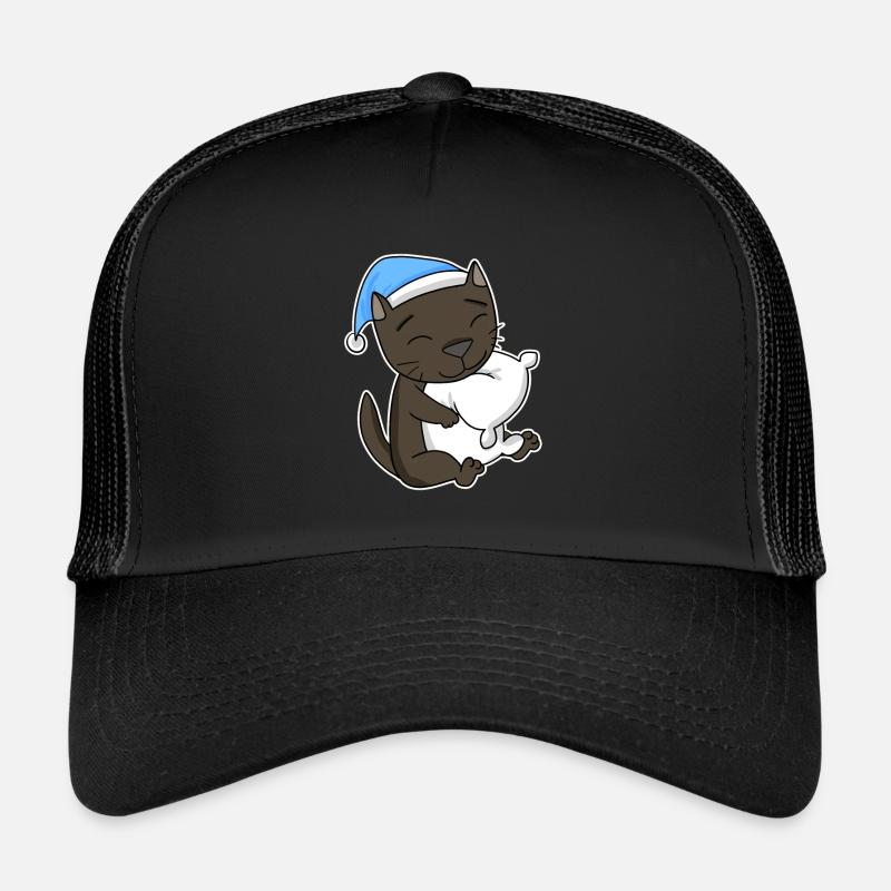 Chat race de chat La Havane Casquette trucker 