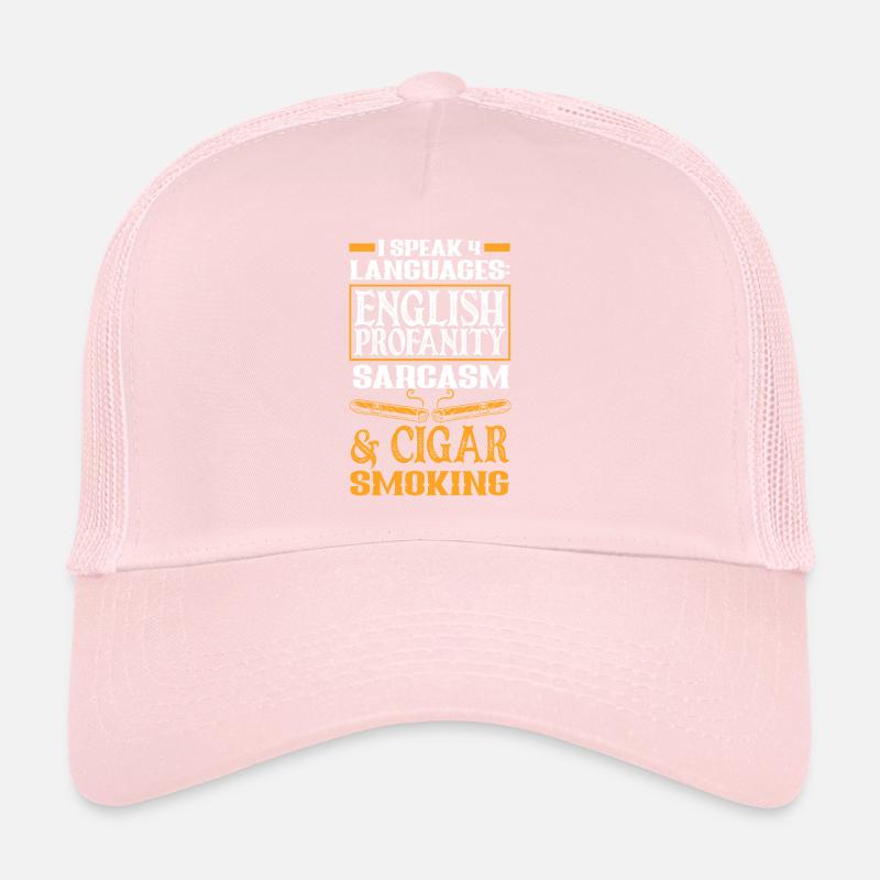 Lustiges Zigarre Rauchen Zigarrenraucher Geschenk Trucker Cap