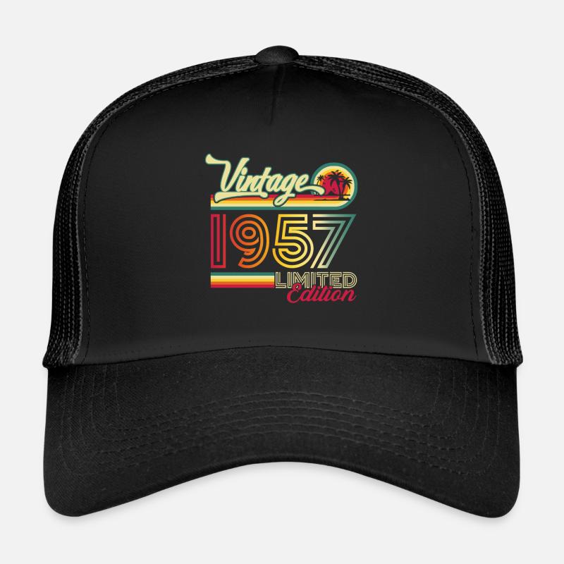 Original vintage 1957 65th birthday gift Trucker Cap