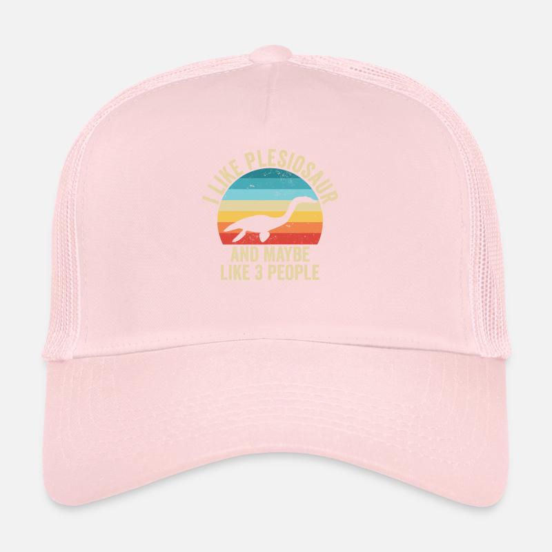 I like The Plesiosaur Gift Humor Dinosaur Trucker Cap