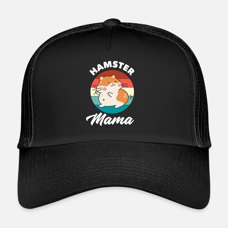 Funny Hamster Gift Hamster Mom Trucker Cap