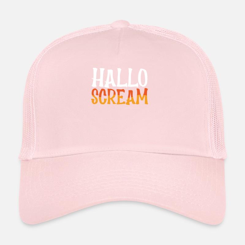 Halloween Scream Trucker Cap
