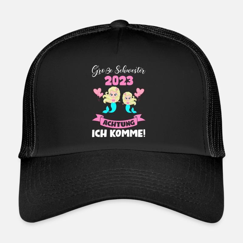 Große Schwester 2023 Meerjungfrau Schwestern Gesch Trucker Cap
