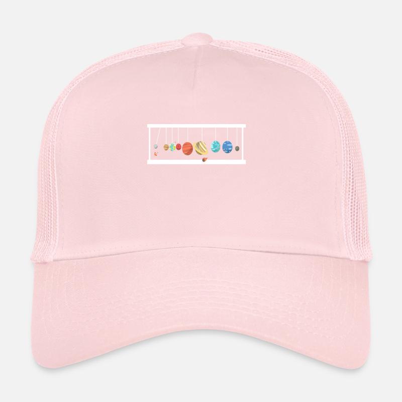 Lune Pendule Planète Astronaute Espace Casquette trucker 