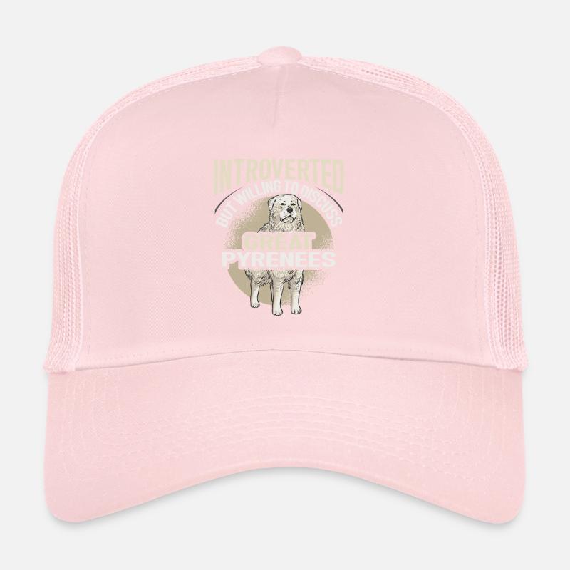 Introverted, but open to discussion Great Pyrene Trucker Cap