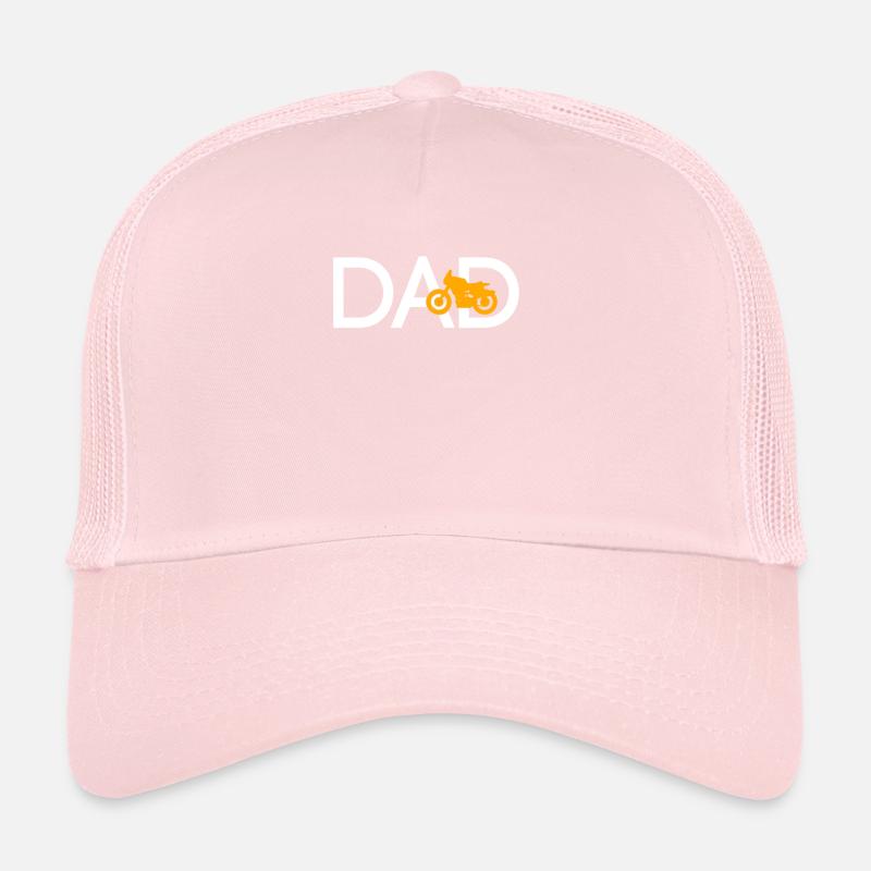 Motorcycle Dad Trucker Cap