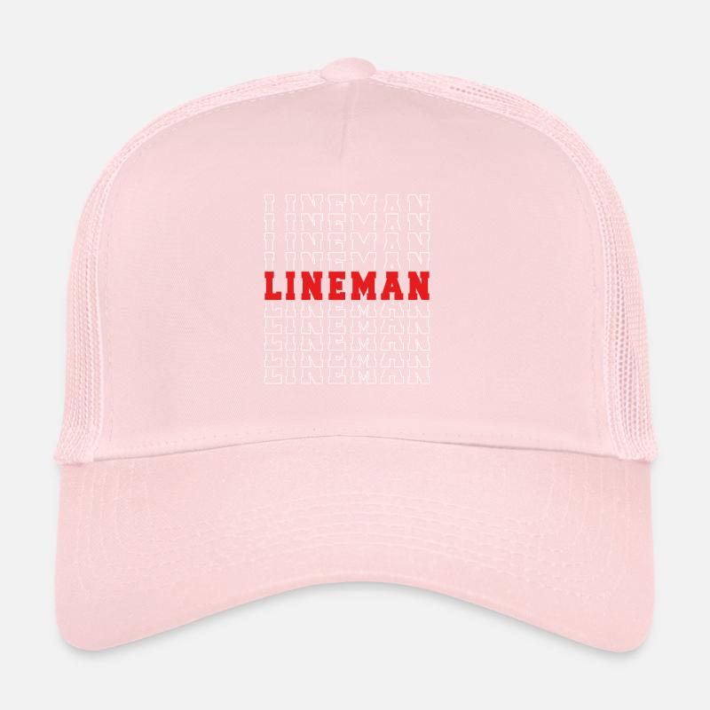 Red lineman Trucker Cap