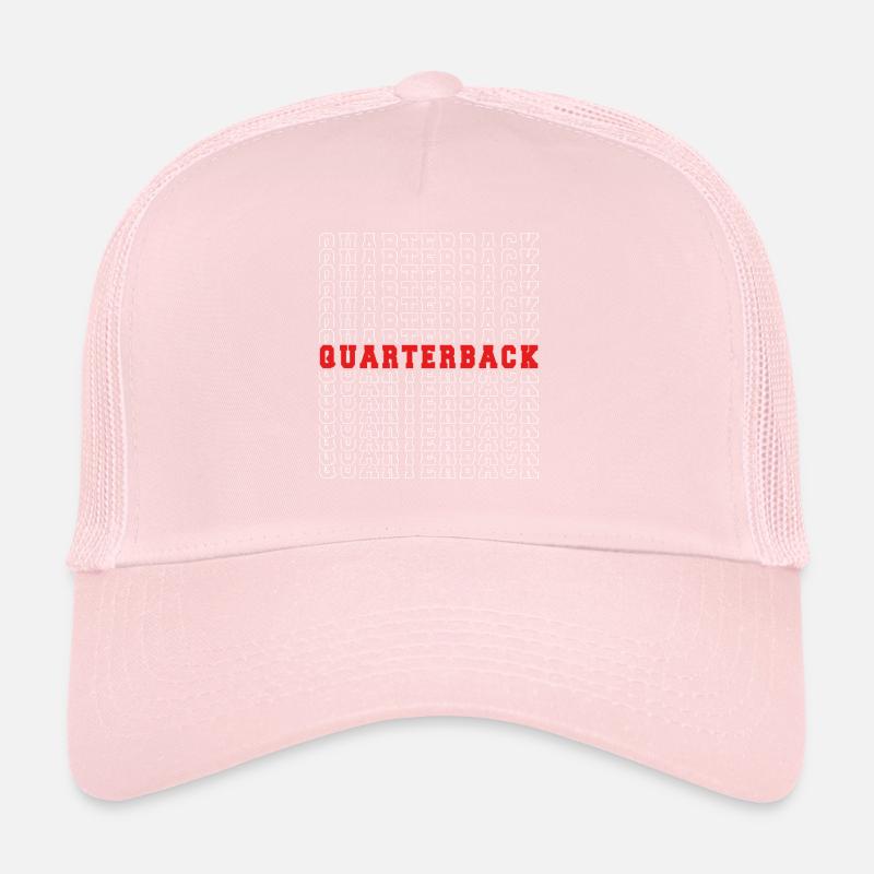 Quaterback In Red Trucker Cap