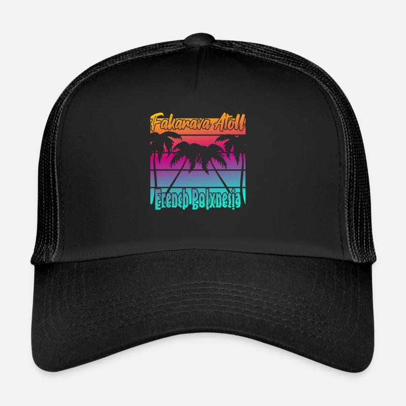 Fakarava Atoll French Polynesia Trucker Cap