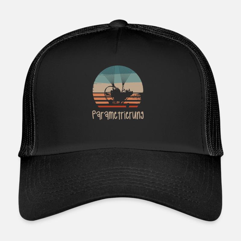 Rétro Vintage Classic Paramotoring Parapente Casquette trucker 