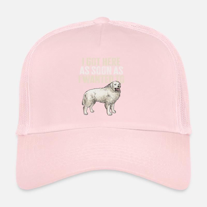 Large Pyrenean Dog Trucker Cap