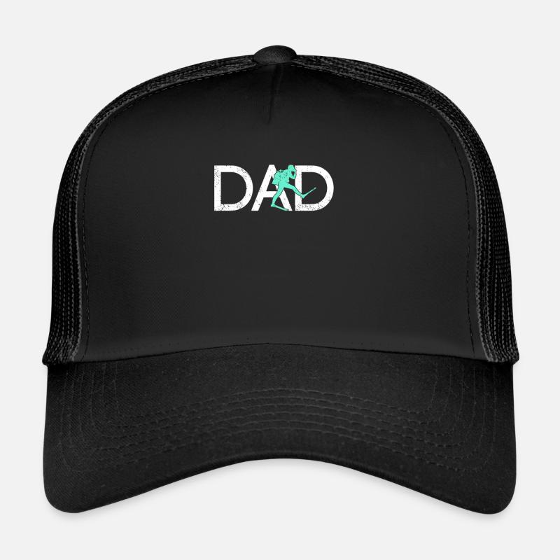 Papa plongeur - Casquette trucker  - noir/noir