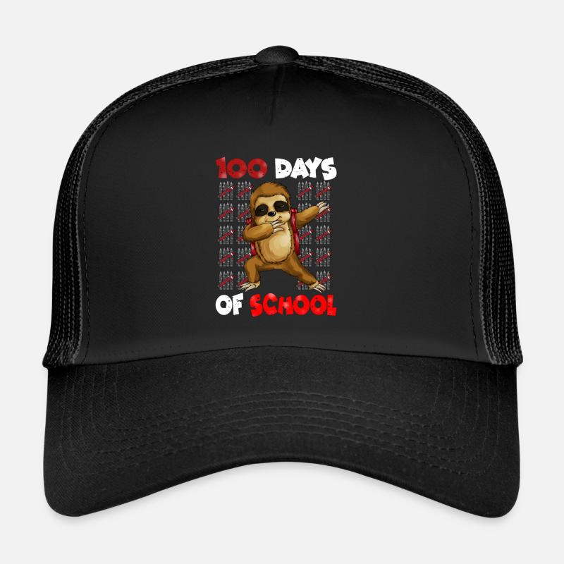 100 Tage Schule Faultier Kindergarten Design Trucker Cap